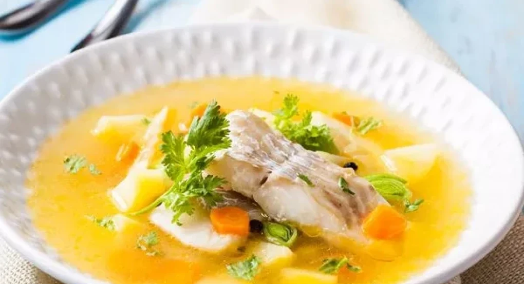 Σούπα έτοιμη σε λιγότερο από 45 λεπτά- Ψαρόσουπα με μπακαλιάρο