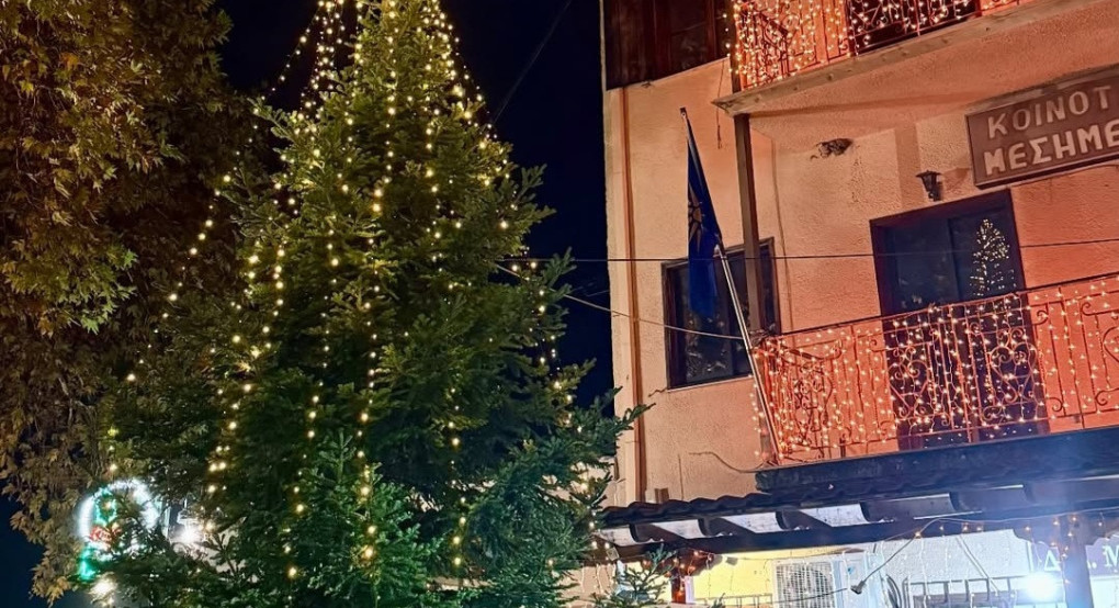 Γιορτινή λάμψη στο Μεσημέρι του Δήμου Έδεσσας – Άναψε το Χριστουγεννιάτικο Δέντρο