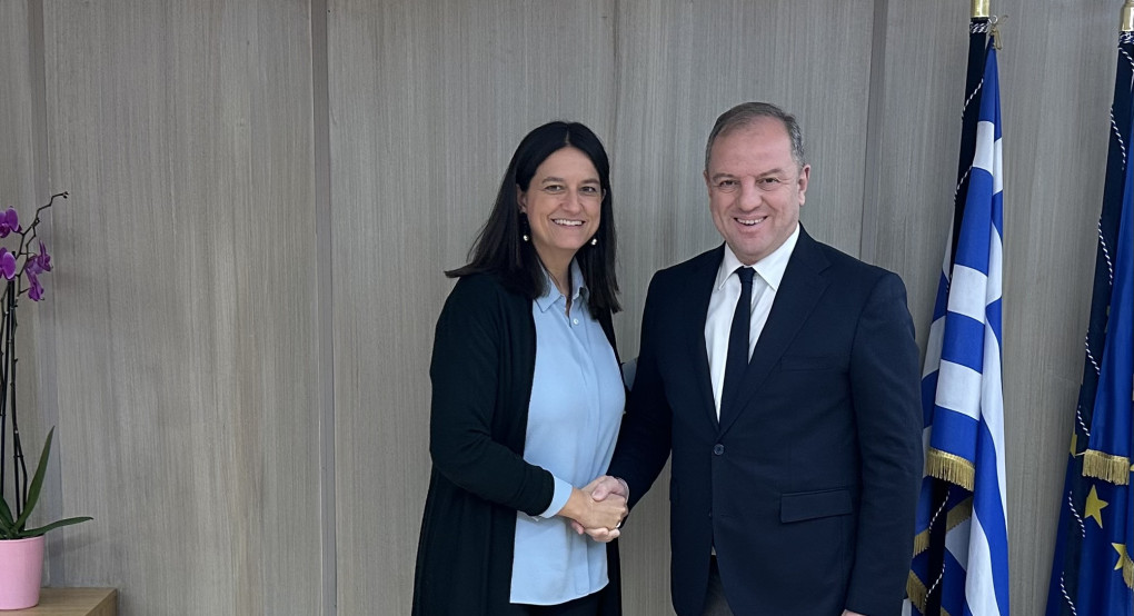 Συνάντηση Διονύση Σταμενίτη με την Υπουργό Εργασίας, Νίκη Κεραμέως