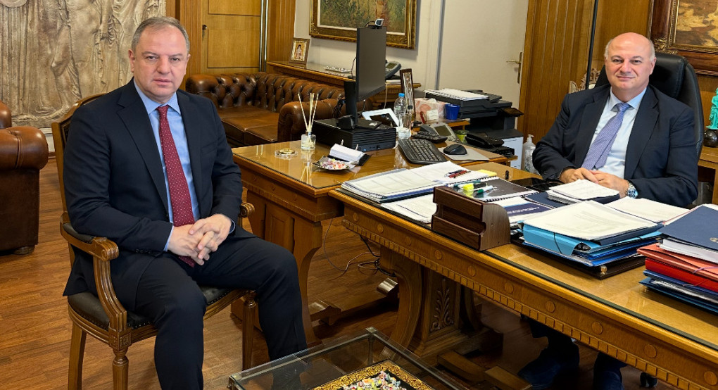 Συνάντηση Σταμενίτη με τον Υπουργό Αγροτικής Ανάπτυξης, Κώστα Τσιάρα