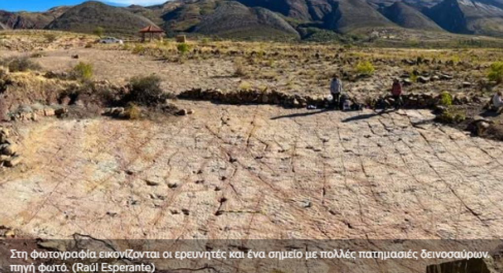 Εντοπίστηκαν 18 χιλιάδες πατημασιές και άλλα ίχνη δεινοσαύρων σε αρχαία ακτή στη Βολιβία