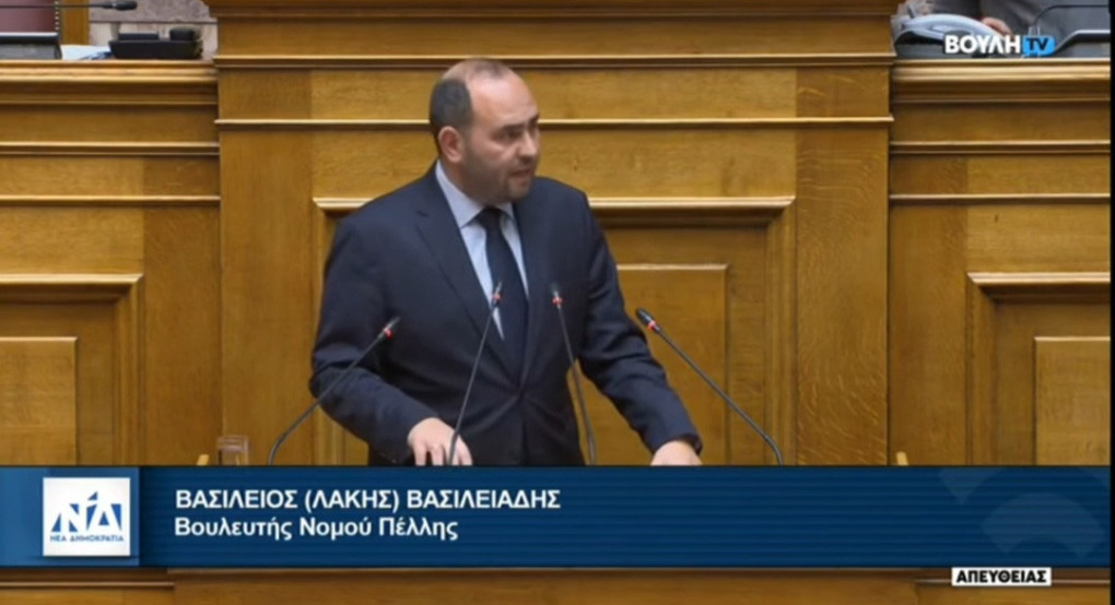 Διεκδικεί συνεχώς από τη κυβέρνηση για τους αγρότες της Πέλλας ο Λάκης Βασιλειάδης