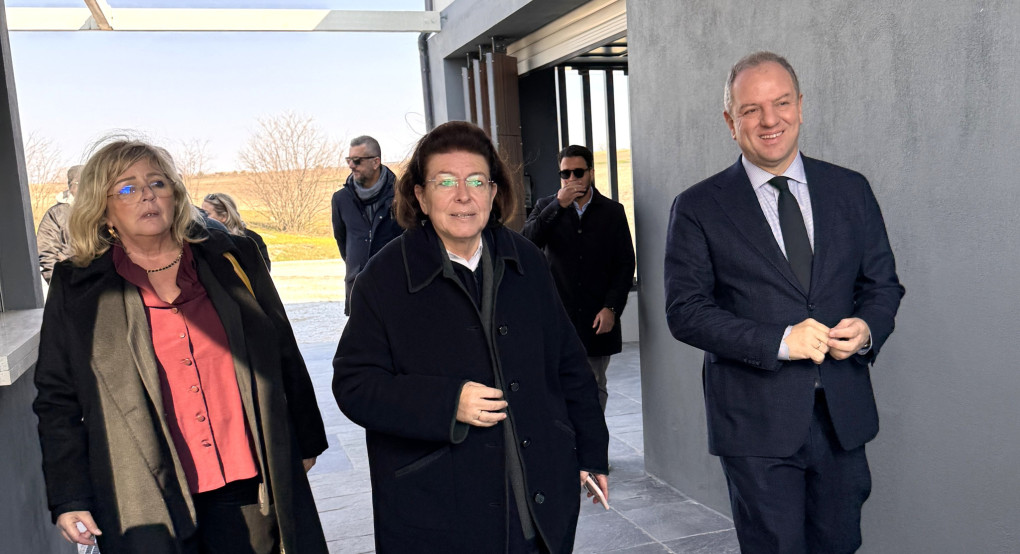 Στα εγκαίνια του Αρχαιολογικού χώρου του Ανακτόρου της Αρχαίας Πέλλας ο Διονύσης Σταμενίτης