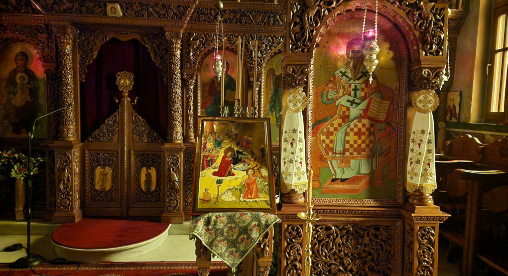 Οι Ακολουθίες των Χριστουγέννων στην Ιερά Μονή Αγίου Ιλαρίωνος Προμάχων