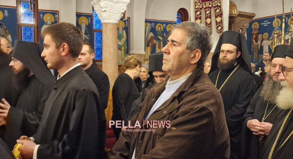 Παρών από νωρίς ο Ιορδάνης Τζαμτζής στους εορτασμούς του Αγίου Στεφάνου στη Σκύδρα