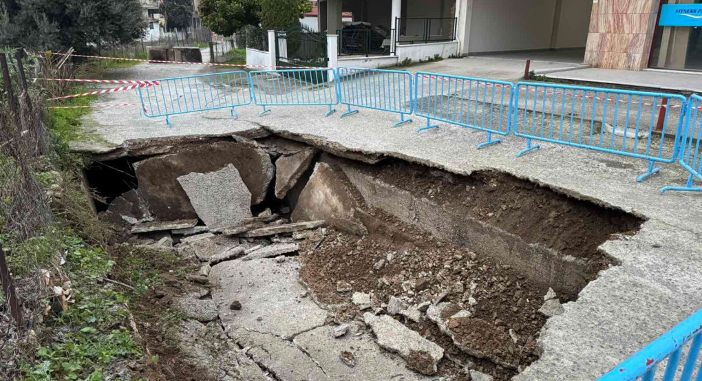 Κατάρρευση πλάκας σε πλακοσκεπή χείμαρρο στα Γιαννιτσά – Άμεση κινητοποίηση του Δήμου Πέλλας