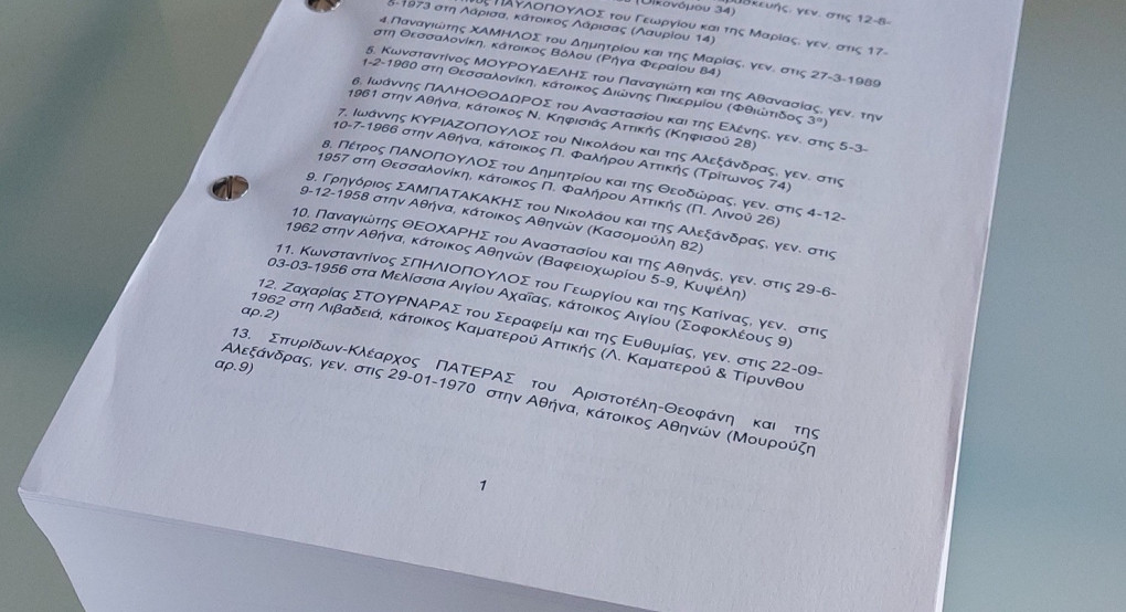 Δικηγορικός Σύλλογος Γιαννιτσών: Διάδικος στη δίκη των Τεμπών