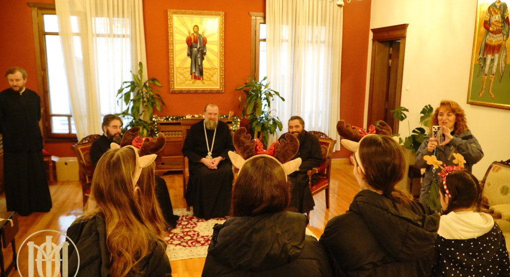 Ευχές και κάλαντα μικρών και μεγάλων στα Γραφεία της Ιεράς Μητροπόλεως Θεσσαλονίκης