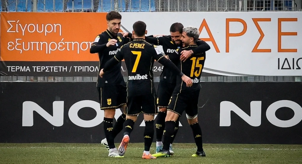 «Απόδραση» του Άρη από την Τρίπολη, 0-1 με «ήρωα» τον Αθανασιάδη, δείτε το γκολ