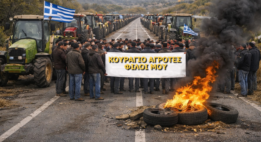 "Κουράγιο αγρότες φίλοι μου" / Ένα τραγούδι συμπαράστασης στον δίκαιο αγώνα των αγροκτηνοτρόφων