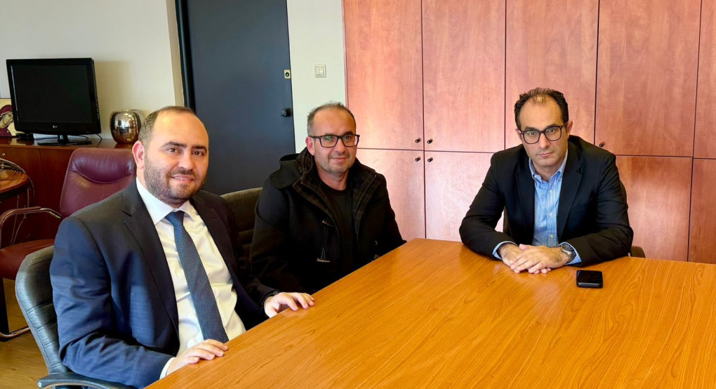 Συνάντηση Λάκη Βασιλειάδη με τον Πρόεδρο της ΚΤΥΠ.Α.Ε.: Δημοτικό Σχολείο Προμάχων, 4 ο Δημοτικό Σχολείο Γιαννιτσών, Δημοτικό Σχολείο Άγρα Έδεσσας, Δικαστικό Μέγαρο  Γιαννιτσών