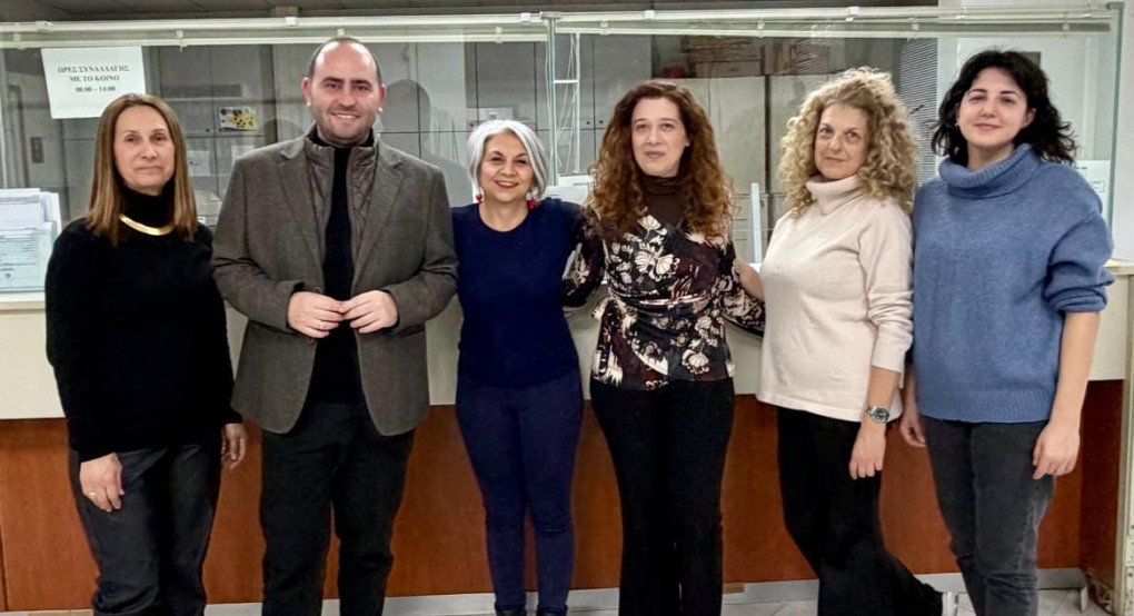 Επίσκεψη Λάκη Βασιλειάδη σε Υπηρεσίες στην Αλμωπία