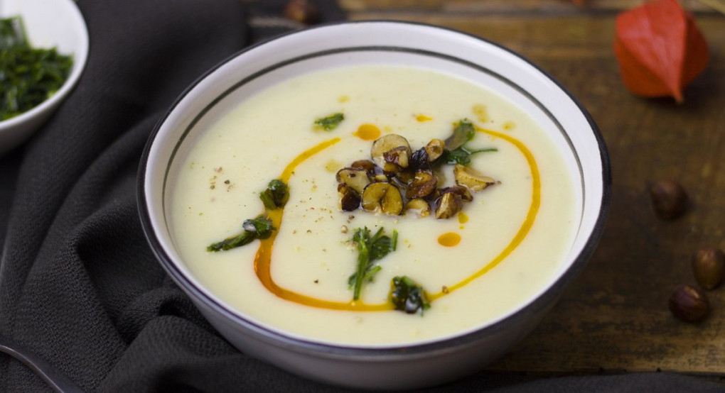 Συνταγή: Σούπα σελινόριζας με κάστανα -Αρωματική και βελούδινη