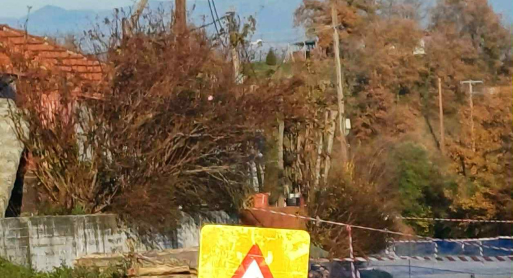 Κομμένος ο Δημοτικός Δρόμος Αγίας Φωτεινής – Φλαμουριάς