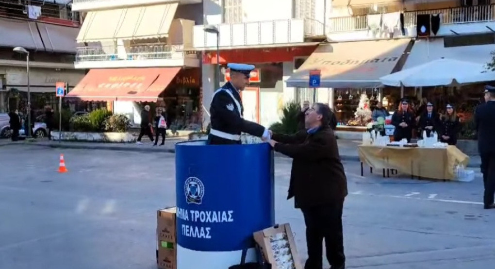 Με επίκεντρο τον Ιορδάνη Τζαμτζή η όμορφη εκδήλωση της Τροχαίας Γιαννιτσών