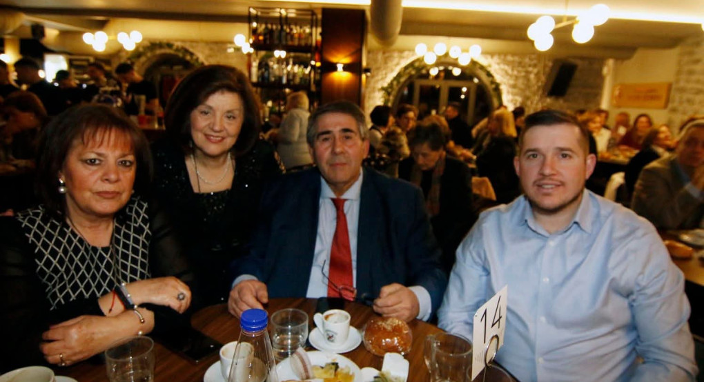 Θερμή συνάντηση Θωμα – Τζαμτζή – Κατσαρά Βλάχου στην κοπή πίτας των Καρκινοπαθών Έδεσσας