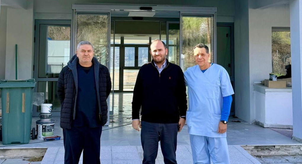 Λάκης Βασιλειάδης: Επίσκεψη στο Κέντρο Υγείας Άρνισσας όπου ολοκληρώνονται τα έργα.