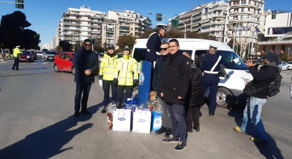 Η Ένωσή Αξιωματικών Εληνικής Αστυνομίας Κεντρικής Μακεδονίας στην αναβίωση του παραδοσιακού βάθρου ρύθμισης της κυκλοφορίας