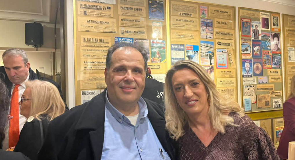 Στην κοπή της βασιλόπιτας της ΕΔΙΠΤ ο ταμίας της Ε.Ι.Ε.Τ. Άγγελος Βασίλαινας