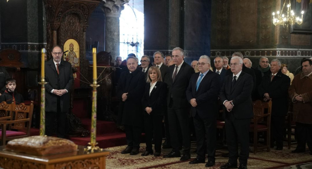 Η Περιφερειάρχης Κεντρικής Μακεδονίας Αθηνά Αηδονά στη Δοξολογία της Πρωτοχρονιάς στη Θεσσαλονίκη