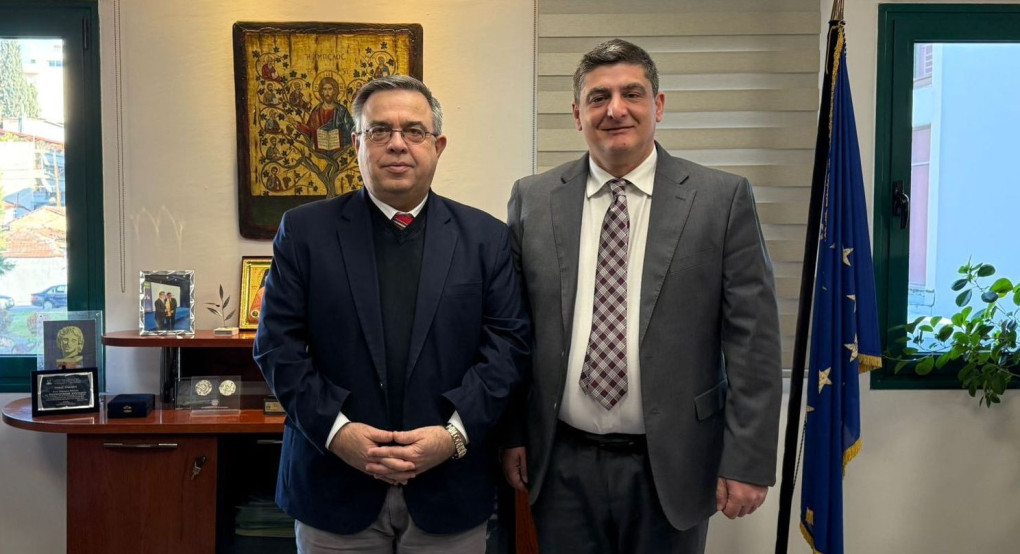 Επίσκεψη του Γραμματέα της Αποκεντρωμένης Διοίκησης Μακεδονίας–Θράκης στον Δήμο Πέλλας