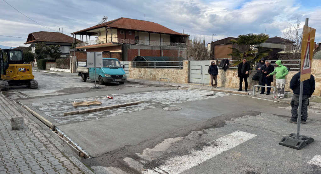 Περιοδεία Στάθη Φουντουκίδη σε εν εξελίξει έργα και οικισμούς του Δήμου Πέλλας