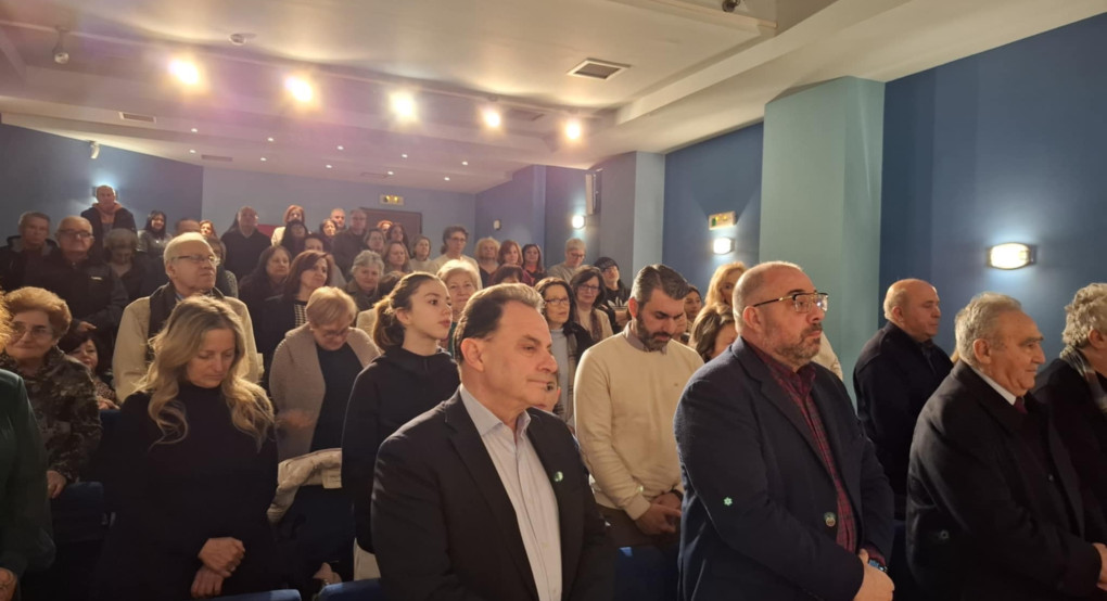 Ο Αντιδήμαρχος Θεμιστοκλής Κοσμίδης στην κοπή πίτας  του Πολιτιστικού  Συλλόγου Στενημαχιτών ‘’Ο Άγιος Τρύφων’’