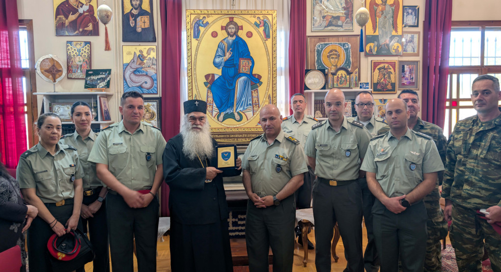 Μητροπολίτης Δημήτριος:Συγχαίροντας εγκάρδια τον Ταξίαρχο Βασίλειο Παπαδόπουλο