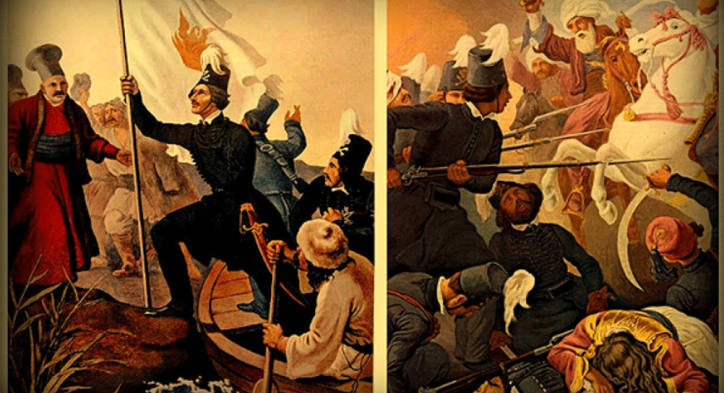 Ἀλέξανδρος Ὑψηλάντης - Προκήρυξη «νὰ ὑψώσωμεν τὸ σημεῖον δι᾿ οὗ πάντοτε νικῶμεν, τὸν Σταυρόν!»