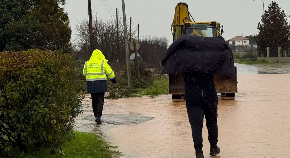 Άμεση παρέμβαση του Δήμου Πέλλας μετά τις έντονες βροχοπτώσεις!