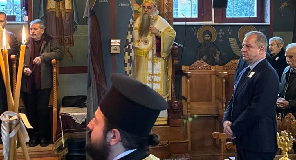 Διονύσης Σταμενίτης: Ευχές από την Αξό κατά την Πανηγυρική Θεία Λειτουργία στον Άγιο Γρηγόριο