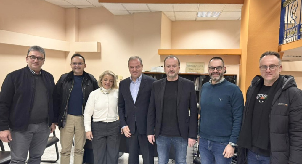 Συνάντηση του Διονύση Σταμενίτη με τον Εμπορικό Σύλλογο Γιαννιτσών