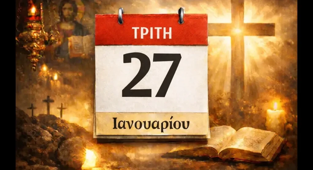 Ποιοι γιορτάζουν σήμερα 27 Ιανουαρίου