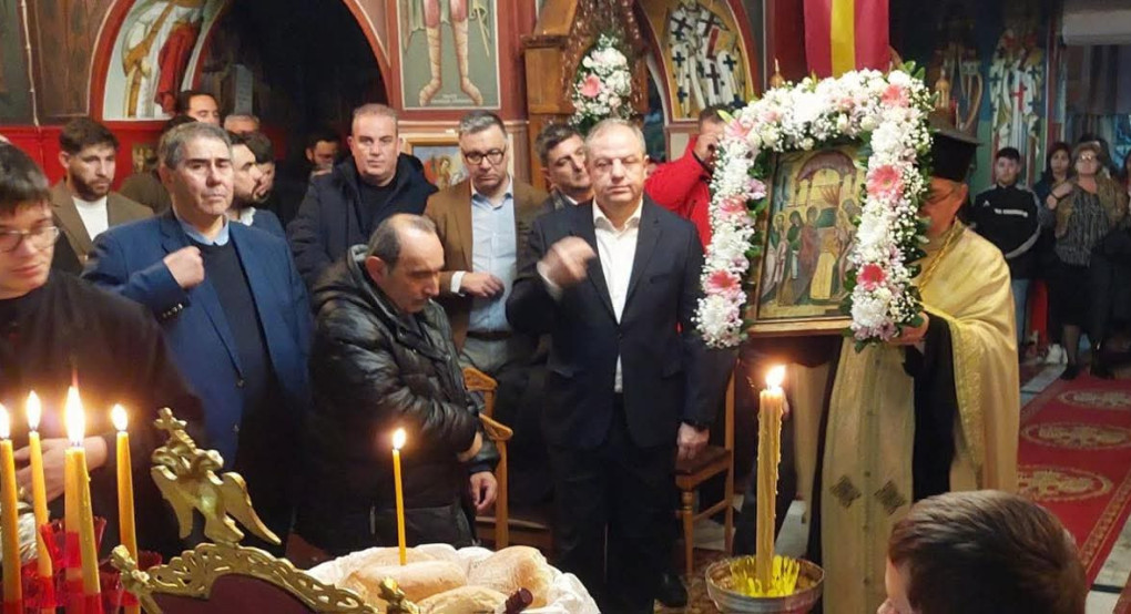 Πανηγυρικός Εσπερινός για την εορτή της Υπαπαντής του Κυρίου στο Τριφύλλι