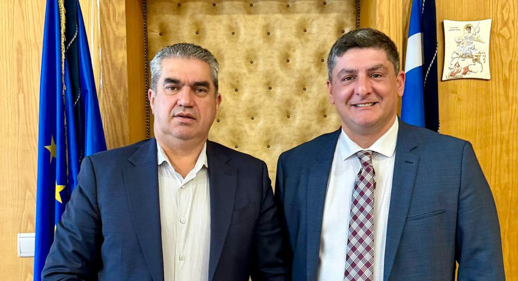 Συνάντηση του Δημάρχου Πέλλας με τον Γενικό Γραμματέα Υποδομών