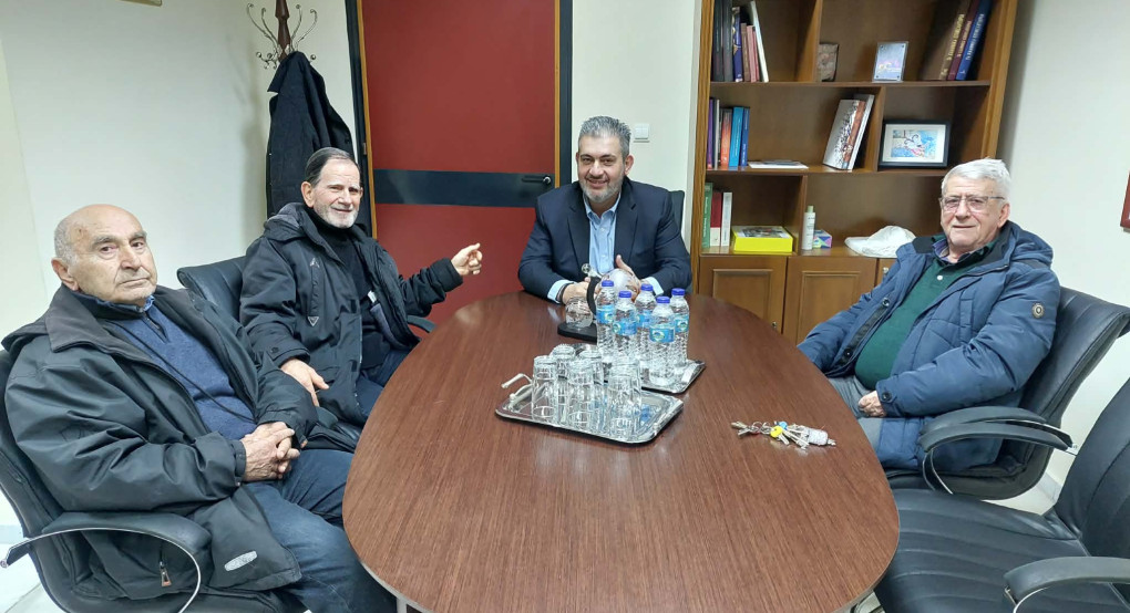 Τον Πρόεδρο του Επιμελητηρίου Πιερίας επισκέφθηκε το Σωματείο Συνταξιούχων Ο.Α.Ε.Ε. Ν. Πιερίας