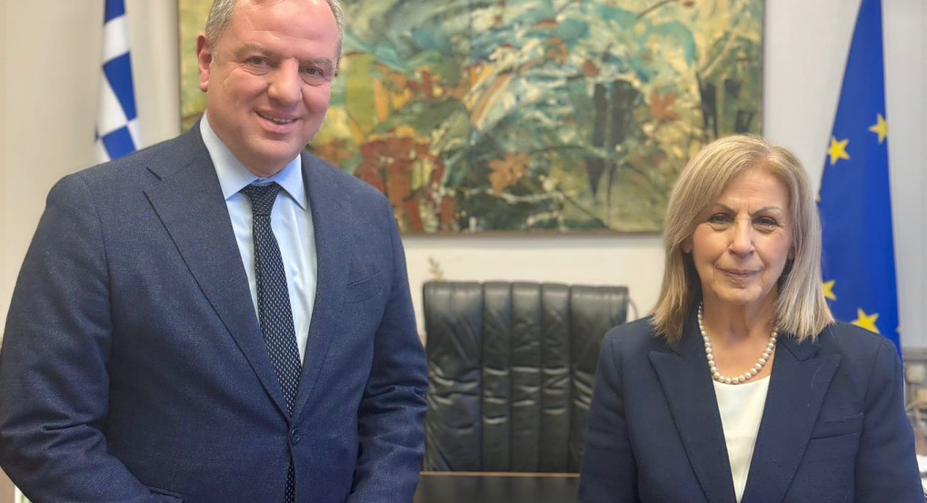 Συνάντηση Σταμενίτη με την Περιφερειάρχη Αθηνά Αηδονά για κρίσιμα αναπτυξιακά έργα στην Πέλλα