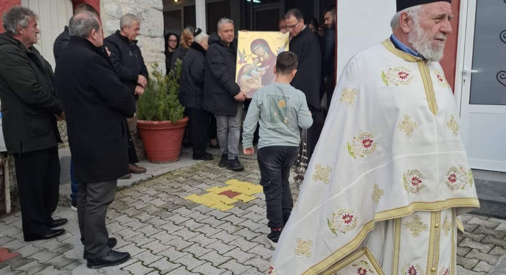 Εισόδευση και καθιέρωση της εικόνας της Παναγίας Προστασίας στον Ιερό Ναό Αγίου Νικολάου Σαρακηνών