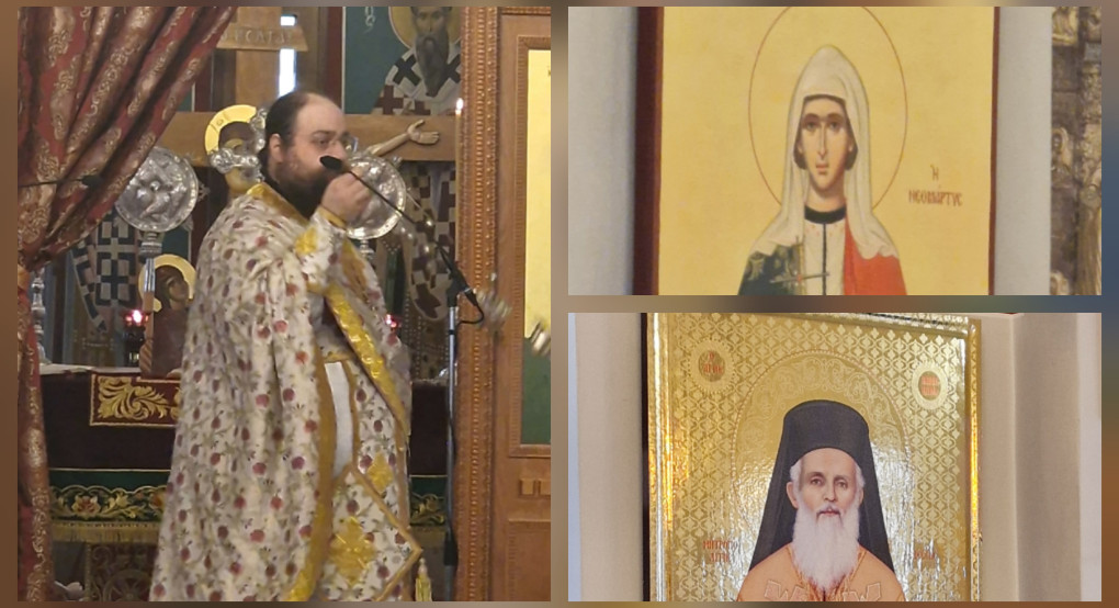 Ιερός Ναός Πάντων των εν Θεσσαλονίκη Αγίων: Σε περίοπτες θέσεις οι εικόνες του Αγίου Καλλινίκου και της Αγίας Χρυσής