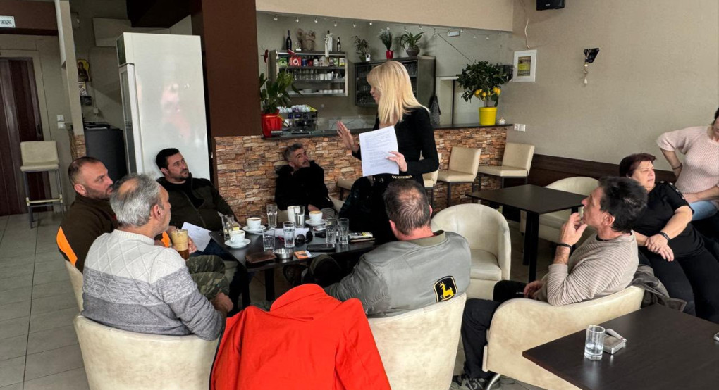 Θεοδώρα Τζάκρη - Συνάντηση με κερασοπαραγωγούς του μπλόκου Έδεσσας-Αλμωπίας και αγρότες που αντιμετωπίζουν ιδιοκτησιακά προβλήματα στα αγροκτήματά τους σε Νότια, Περίκλεια και Αρχάγγελο