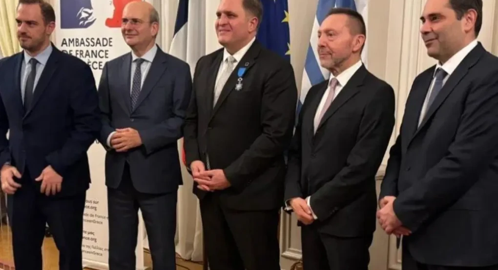 ΑΑΔΕ: Ιππότης του Εθνικού Τάγματος Αξίας της Γαλλικής Δημοκρατίας ο Γιώργος Πιτσιλής