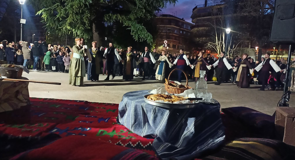 Αναπαράσταση του εθίμου της Λάμκας και της Συγχώρεσης από τον ΦΣΕ «Μέγας Αλέξανδρος»