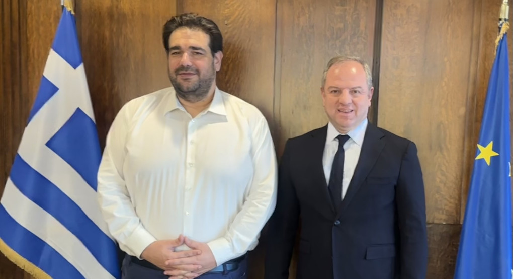 Συνάντηση Διονύση Σταμενίτη με τον Υπουργό Εσωτερικών, Θοδωρή Λιβάνιο