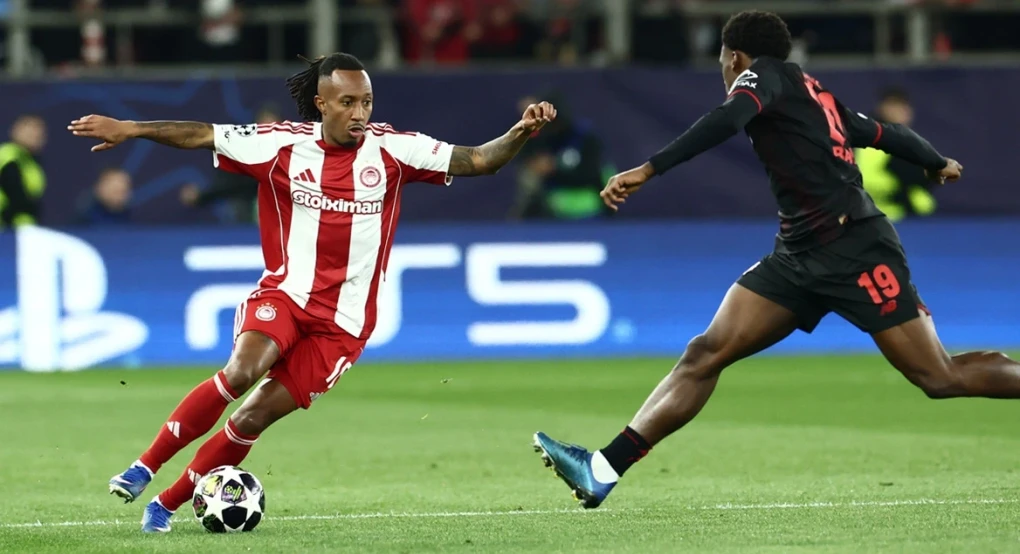 Η Λεβερκούζεν 2-0 τον Ολυμπιακό στο Καραϊσκάκη στον πρώτο αγώνα των playoffs του Champions League, δείτε τα γκολ