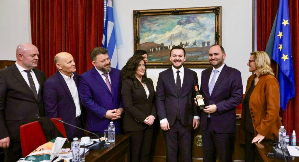 Συνάντηση Λάκη Βασιλειάδη ως Αντιπροέδρου της Επιτροπής Παραγωγής & Εμπορίου της Βουλής με τον Υπουργό Αγροτικής Ανάπτυξης της Αλβανίας