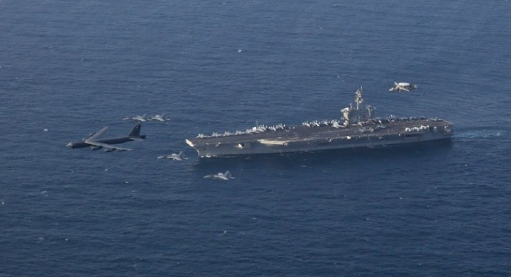 Οι ΗΠΑ αναπτύσσουν ισχυρή δύναμη, ναυτική και αεροπορική, στη Μέση Ανατολή