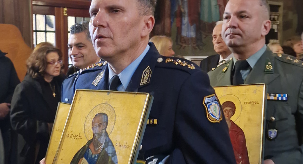 Με ευλάβεια ο Αστυνομικός Διευθυντής Πέλλας στην Κυριακή της Ορθοδοξίας