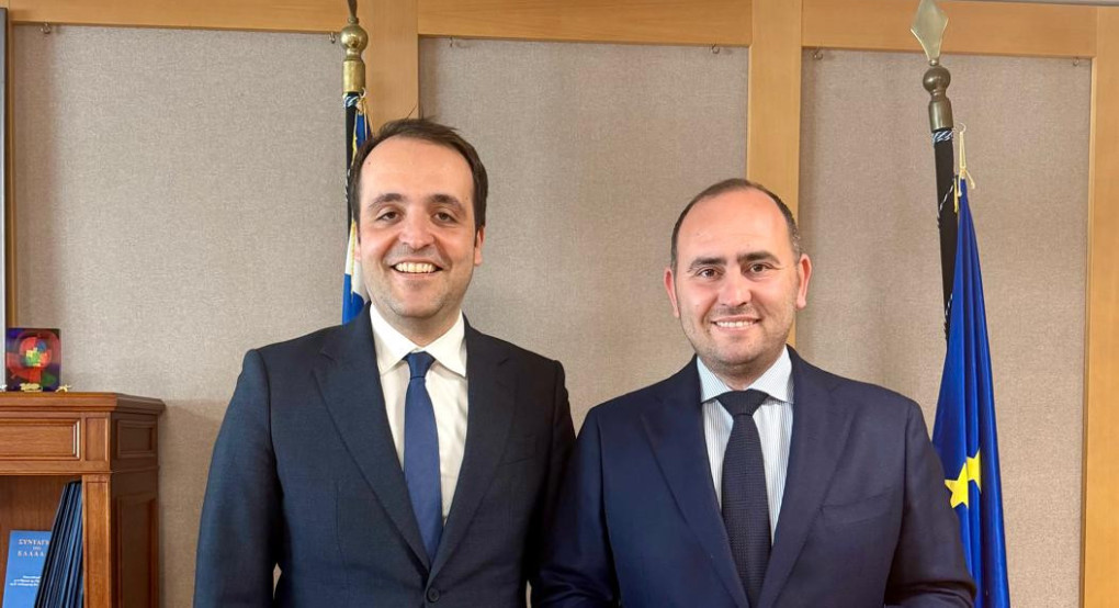 Συνάντηση Λάκη Βασιλειάδη με Υφυπουργό Ψηφιακής Διακυβέρνησης