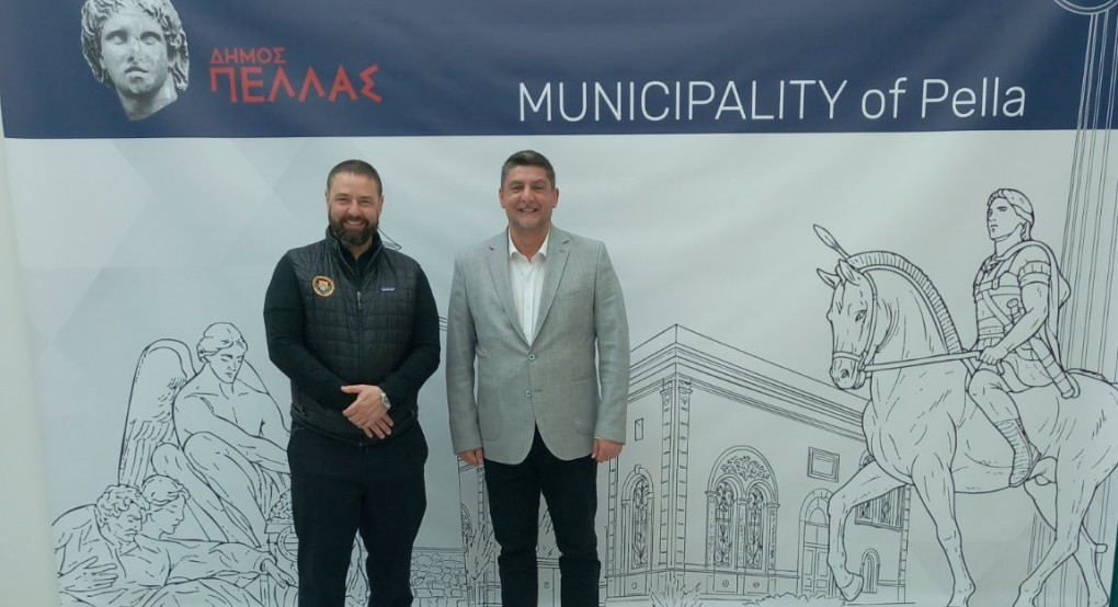 Συνάντηση του Δημάρχου Πέλλας με εκπροσώπους της Ελληνικής Κοινότητας της Πολιτείας του Κονέκτικατ (ΗΠΑ)