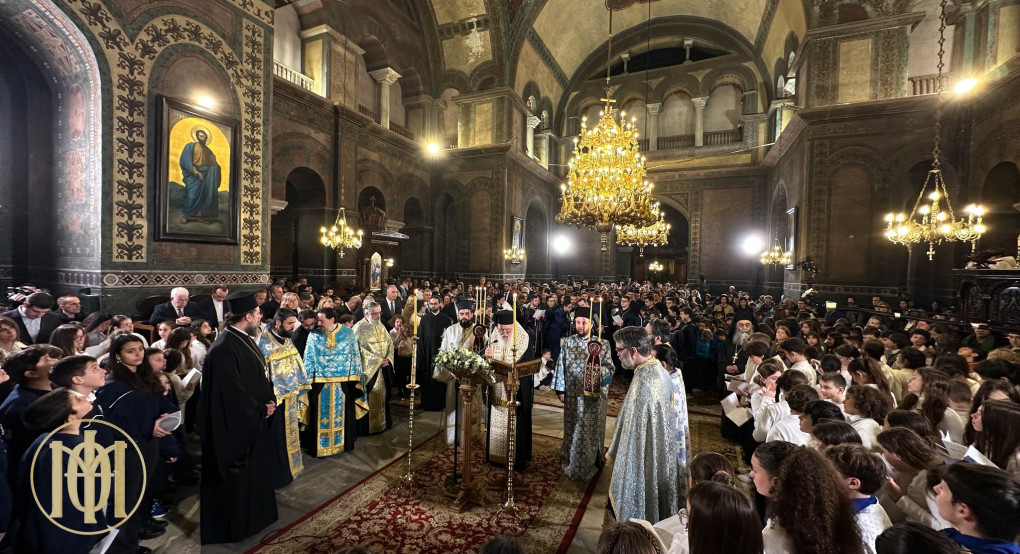 H Ακολουθία των Γ΄ Χαιρετισμών, χοροστατούντος του Μακαριωτάτου Αρχιεπισκόπου Αθηνών και πάσης Ελλάδος κ. Ιερωνύμου